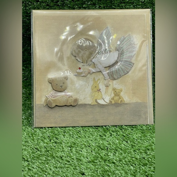 Fairy Birthday Card with Matching Envelope, NWT 🧚‍♀️ 🧸 🧁 - Picture 7 of 7